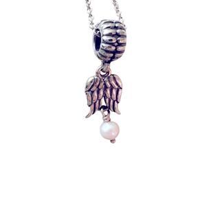 Pandora 925 Sterling Silver Guardianship Angel Wings Necklace